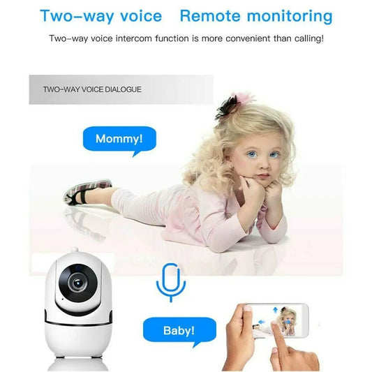 1080P WiFi Wireless Indoor Home Security Camera Night Vision Baby Pet Monitor
